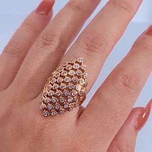 ✨✨Gold Geometric Bezel Ring✨✨